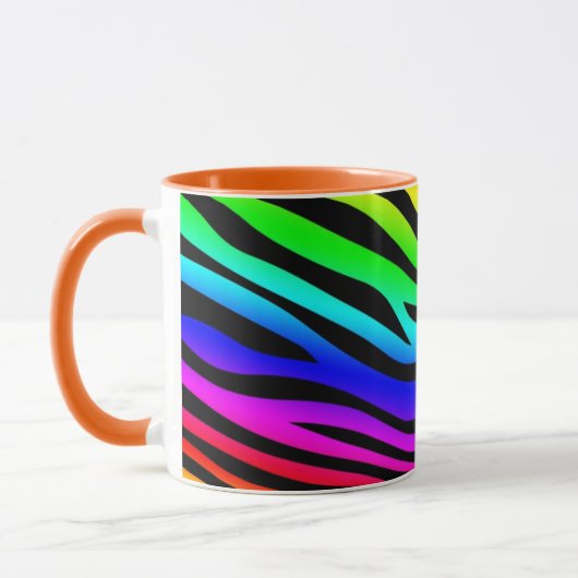 Mug Zebbra barre l'arc-en-ciel (Gauche)