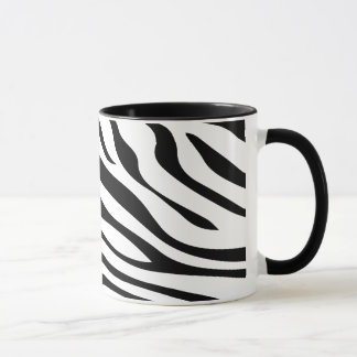 Mug Zebbra barre noir et blanc