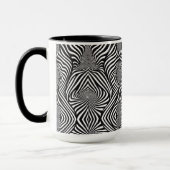 Mug Zebra Abstrait B&W Sherpa Blanket (Gauche)