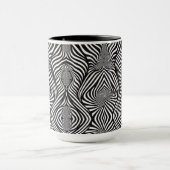 Mug Zebra Abstrait B&W Sherpa Blanket (Centre)