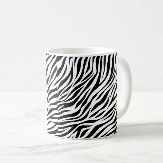 Mug Zebra Animal Skin Imprimer Motif-15391 (Devant droit)
