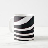 Mug Zebra Black and White Stripes Imprimer (Devant gauche)