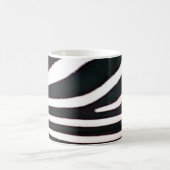 Mug Zebra Black and White Stripes Imprimer (Centre)