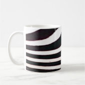 Mug Zebra Black and White Stripes Imprimer (Gauche)