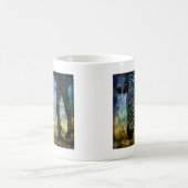 Mug Zebra Blue et Green Grunge (Centre)