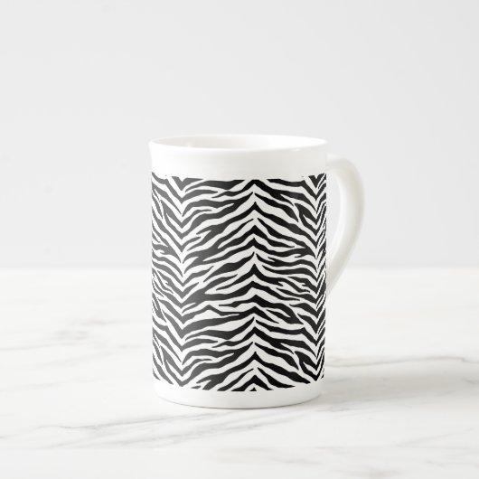 Mug Zebra de la Chine d'os Imprimer Mug de Chine d (Devant droit)