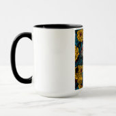 Mug Zebra finch et buisson rose (Gauche)