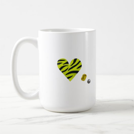 Mug Zebra-heart (Gauche)