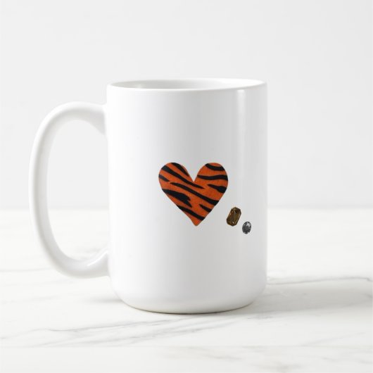 Mug Zebra-heart (Gauche)