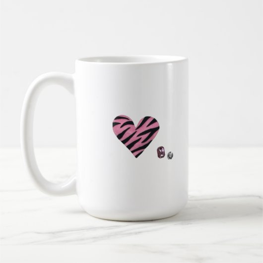 Mug Zebra-heart (Gauche)
