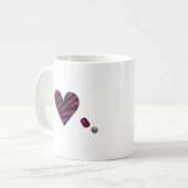 Mug Zebra-heart (Devant gauche)