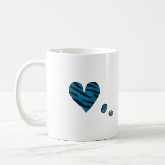 Mug Zebra-heart (Gauche)