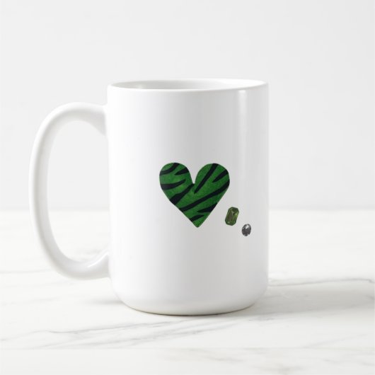 Mug Zebra-heart (Gauche)