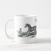 Mug Zebra Mare Et Foie Art Vintage (Gauche)