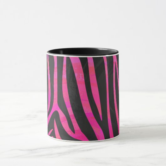 Mug Zebra noir et rose chaud (Centre)