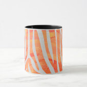 Mug Zebra Orange and White Print (Centre)