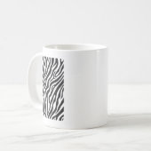 Mug Zebra Pattern amusant graphique (Devant gauche)