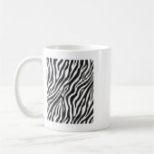 Mug Zebra Pattern amusant graphique (Gauche)
