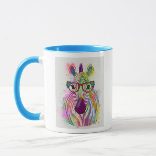Mug Zebra Rainbow Splash (Gauche)