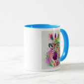 Mug Zebra Rainbow Splash (Devant droit)