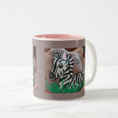 Mug Zebra Rock Peint (Devant droit)
