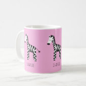 Mug Zebra Rose (Devant gauche)