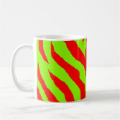 Mug Zebra Rouge & Vert (Gauche)