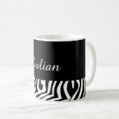 Mug Zebra skin motif (Devant droit)
