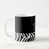 Mug Zebra skin motif (Gauche)