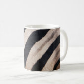 Mug Zebra Stripes noir et blanc (Devant droit)