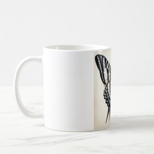 Mug Zebra Swallowtail Butterfly 040624IREF122 - Waterc (Gauche)