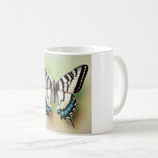Mug Zebra Swallowtail Butterfly 180624IREF104 - Waterc (Devant droit)