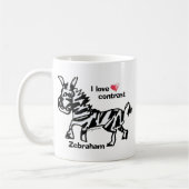 Mug Zebraham - J'aime le contraste (Gauche)