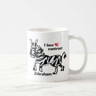 Mug Zebraham - J'aime le contraste