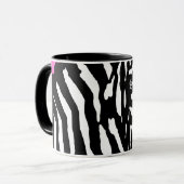 Mug zèbre. (Devant gauche)