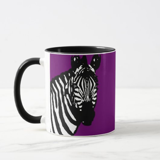 Mug zèbre. (Gauche)