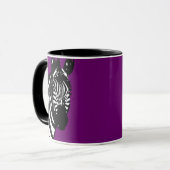 Mug zèbre. (Devant gauche)