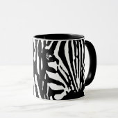 Mug zèbre. (Devant droit)
