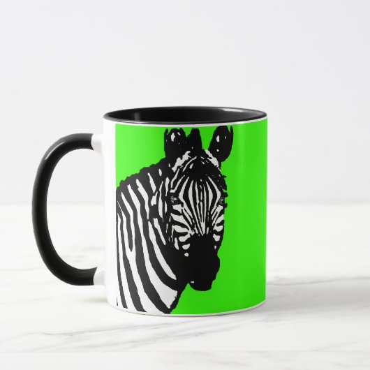 Mug zèbre. (Gauche)