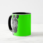 Mug zèbre. (Devant gauche)