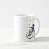 Mug Zèbre À Vélo (Devant droit)