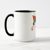 Mug Zèbre - Animaux ayant une fête (Gauche)