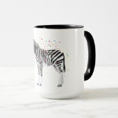 Mug Zèbre - Animaux ayant une fête (Devant droit)