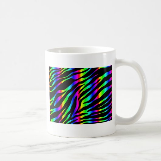 Mug zèbre arc-en-ciel (Droite)