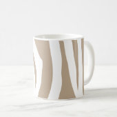 Mug Zèbre beige (Devant droit)