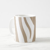 Mug Zèbre beige (Devant gauche)