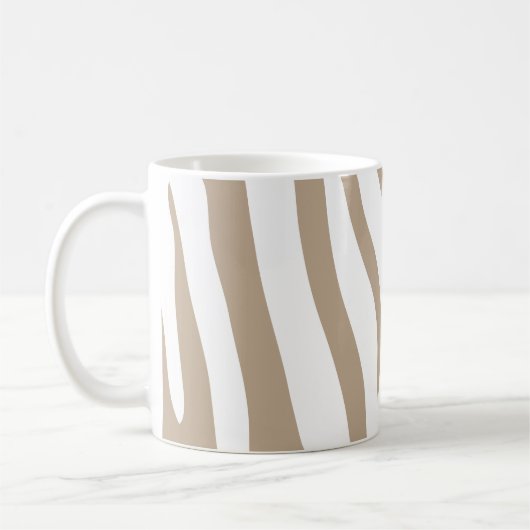 Mug Zèbre beige (Gauche)