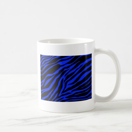 Mug zèbre bleu (Droite)