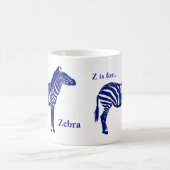 Mug Zèbre - Cobalt Bleu et Blanc (Centre)