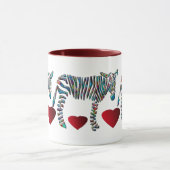 Mug Zèbre d'arc-en-ciel (Centre)
